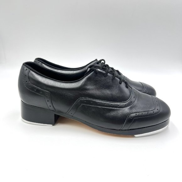 Bloch Mens Boys S0313M Jason Samuels Smith Black Leather Dance Tap Shoes Size 6M